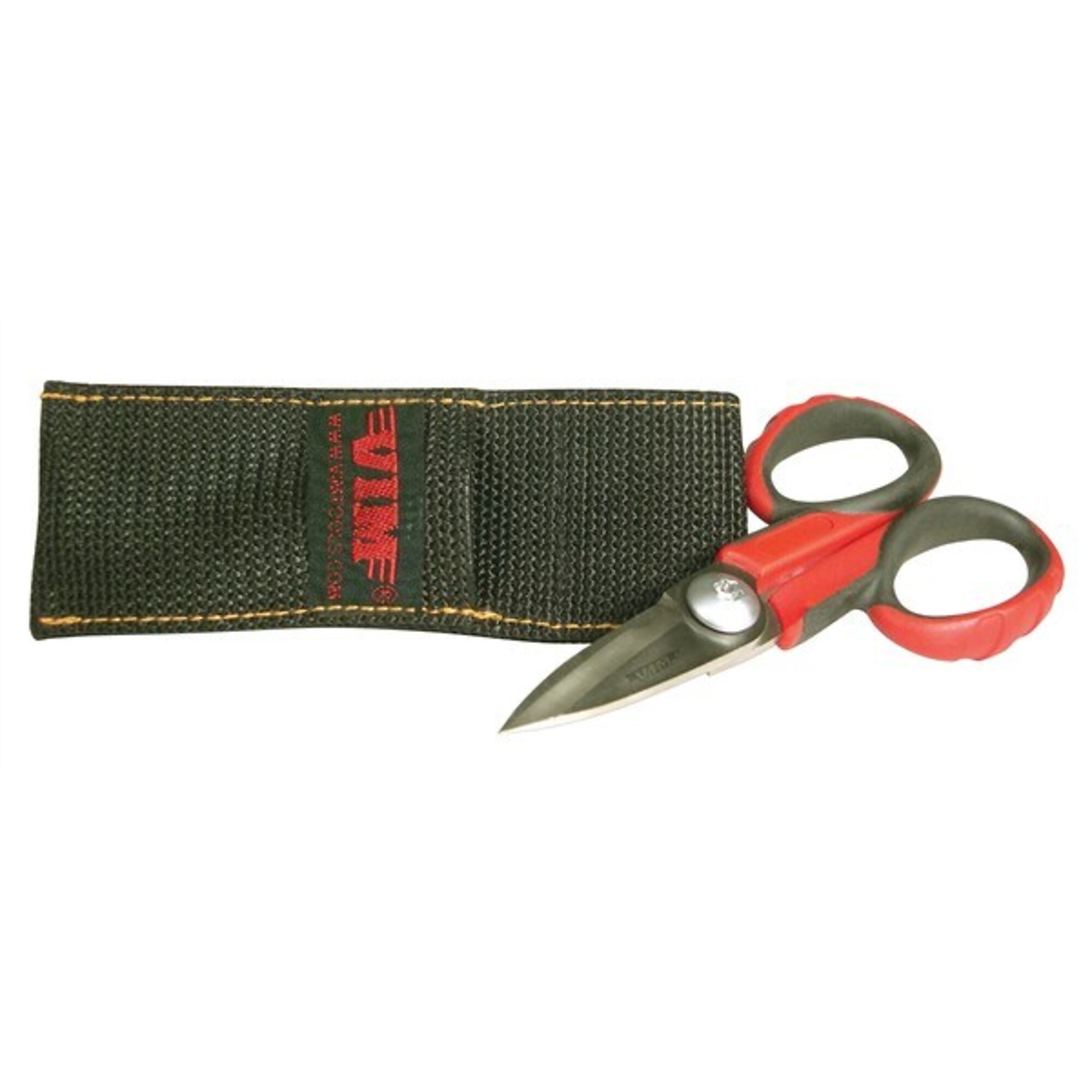 VIM Tools Heavy-Duty Work Shears with Belt Loop Sheath — 5.5in. Length, 1in. Blade, Model# VIMWS55